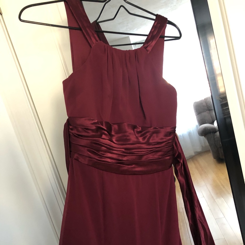 Halter chiffon dress